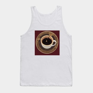 Coffee Retro Decaf Roast Established Since Tank Top